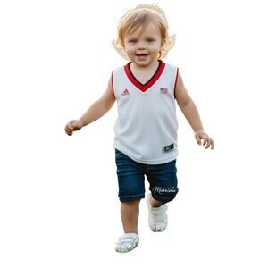 Adidas Nebraska Cornhuskers White NCAA Jersey Kids 4T